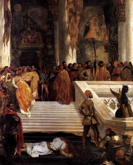 Eugene Delacroix The Execution of Doge Marino Faliero